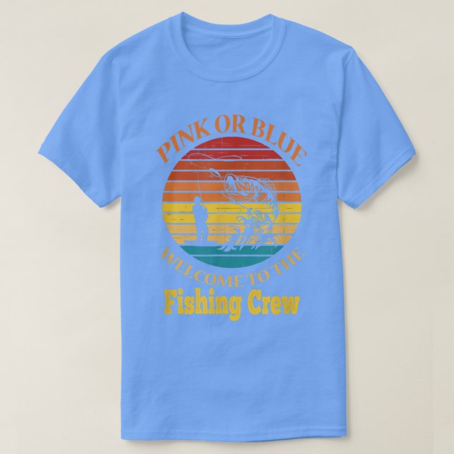 Camiseta Diseño de pesca reveladora de género para pescador (Diseño del anverso)