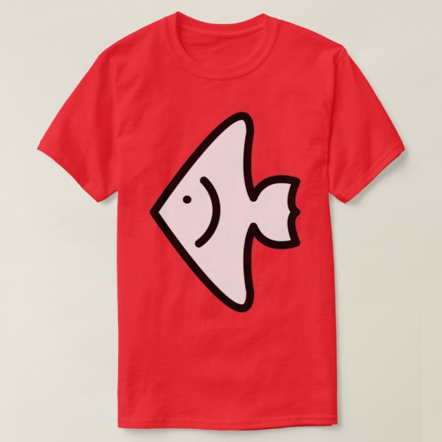 Camiseta diseño de pescado acuario diseño de pescado (Diseño del anverso)