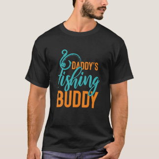 Camiseta Diseño de pescador de papá para niños