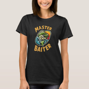Camiseta Diseño de pescador de pesca maestro hombre