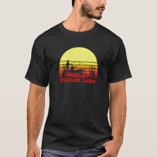 Camiseta Diseño de pescadores de pesca del lago Mullett Mic