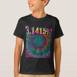 Camiseta Diseño De Pi Para El Profesor Tie Dye 3.14 Dígitos