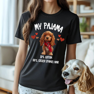 Camiseta Diseño de pijama castellano para amantes de los pe