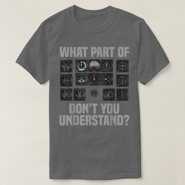 Camiseta Diseño De Piloto Gracioso Para Hombres Aerolíneas  (Diseño del anverso)