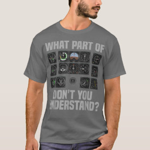 Camiseta Diseño De Piloto Gracioso Para Hombres Aerolíneas 