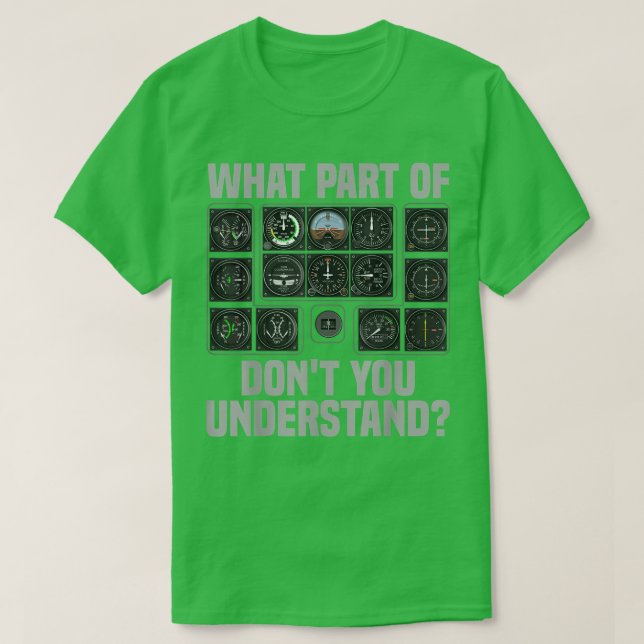 Camiseta Diseño De Piloto Gracioso Para Hombres Aerolíneas  (Diseño del anverso)