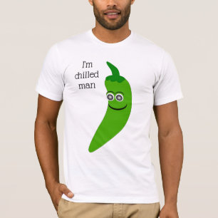 Camiseta Diseño de pimienta infantil verde personalizado