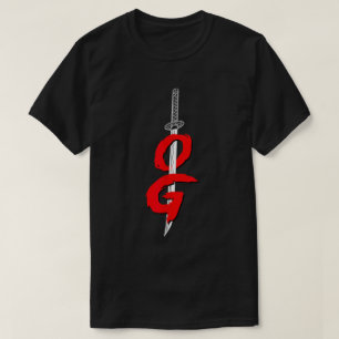 Camiseta Diseño de pincel de espadas de Katana OG