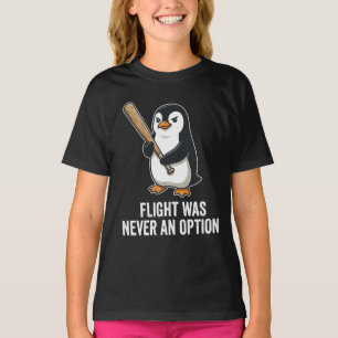 Camiseta Diseño de pingüino ave divertida sin vuelo