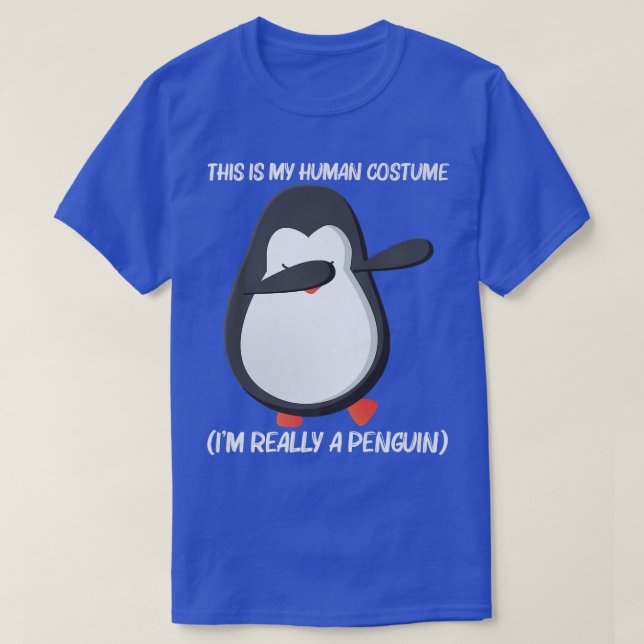 Camiseta Diseño de Pingüino Cuto Para Hombres Mujeres Anima (Diseño del anverso)