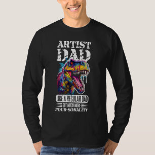 Camiseta Diseño de pintura de acrílico para pintador de art