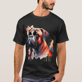 Camiseta Diseño de pintura de imágenes de perros