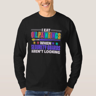 Camiseta Diseño De Pintura De Petróleo Para Artistas Pintor