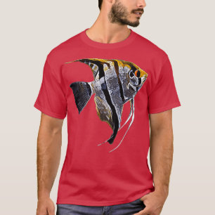 Camiseta Diseño de pintura gráfica de Angelfish