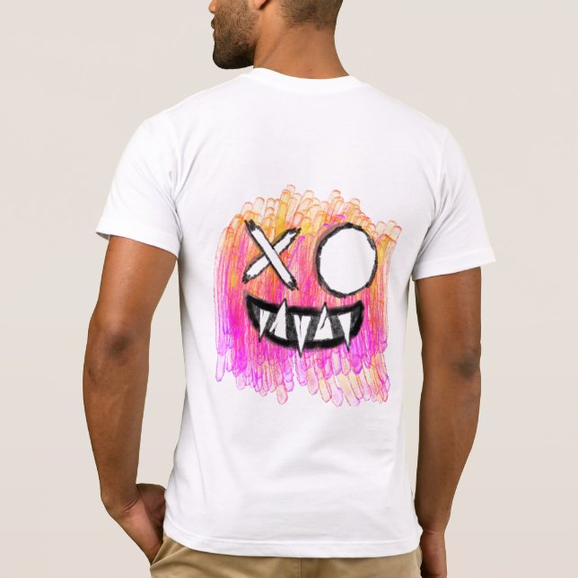 Camiseta Diseño de pintura manual sin piedad (Reverso)