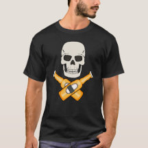 DISEÑO DE PIRATA DE CALAVERA DE CERVEZA
