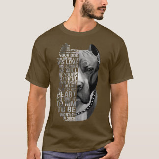 Camiseta Diseño de pitbull