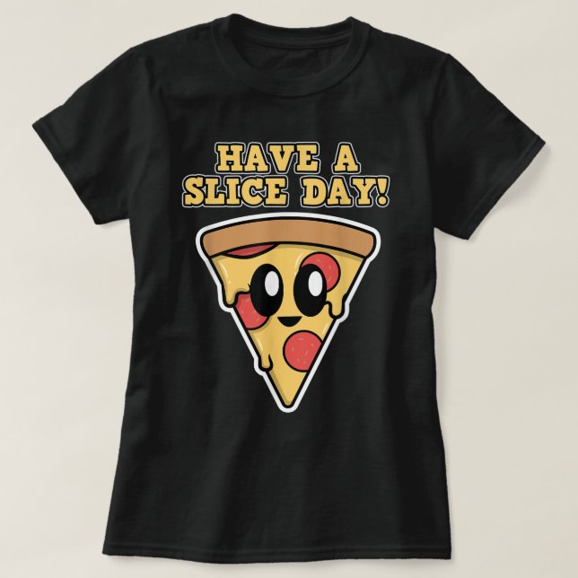Camiseta Diseño de pizza para hombres y mujeres - Día de re (Diseño del anverso)