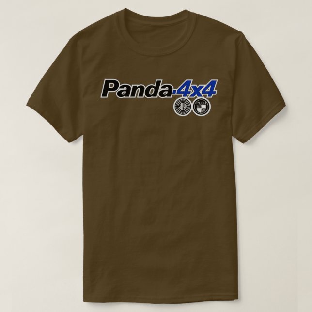 Camiseta Diseño de placa Mk1 Panda 4x4  (Diseño del anverso)