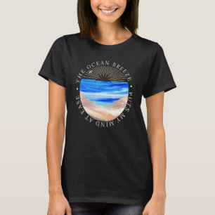 Camiseta Diseño De Playa - La Brisa Del Océano Me Pone La M