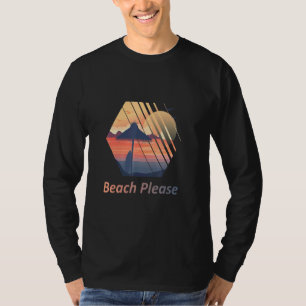 Camiseta Diseño De Playa Para Hombres Mujeres Verano Rompe 
