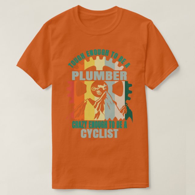 Camiseta Diseño de plomo en bicicleta (Diseño del anverso)