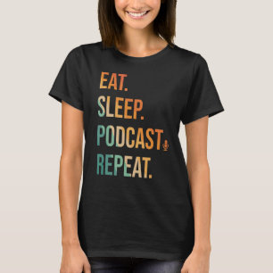 Camiseta Diseño De Podcast Gracioso Para Hombres Mujeres Po
