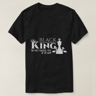 Camiseta Diseño de poder del rey de ajedrez