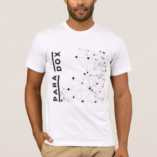 Camiseta Diseño de polígonos geométricos con paradoja