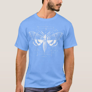 Camiseta diseño de polilla