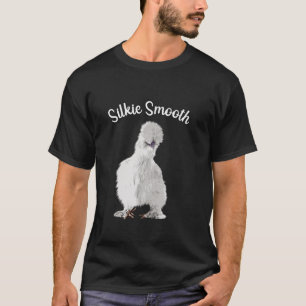 Camiseta Diseño de pollo de seda para hombres mujeres Seda