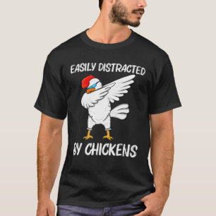 Camiseta Diseño de Pollo Guay para Hombres Mujeres Rooster 