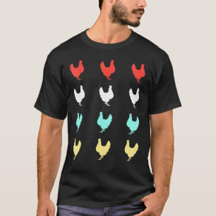 Camiseta Diseño de pollo vintage - Amante de los pollos