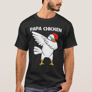 Camiseta Diseño de Pollos Guay para Hombres Padres