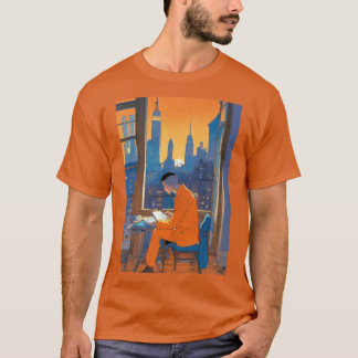 Camiseta Diseño de portada de historietas.