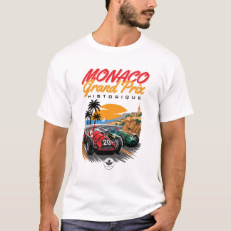 Camiseta Diseño de Póster Clásico de Carreras Riviera de Mó