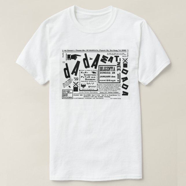 CAMISETA DISEÑO DE POSTER DE ARTE DE ICONIC DADA (Diseño del anverso)