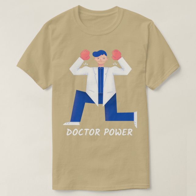 Camiseta diseño de potencia médica 1 (Diseño del anverso)