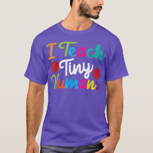 Camiseta Diseño de preescolar de preescolar enseño huma peq