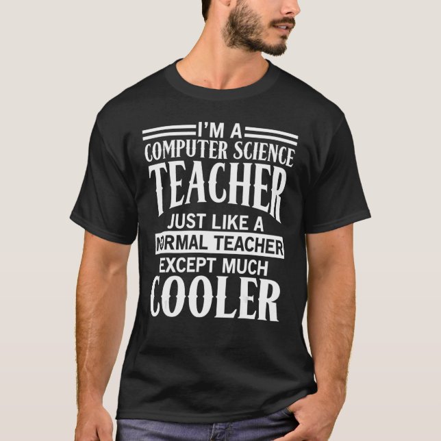 Camiseta Diseño de profesores de ropa para profesores de ci (Anverso)