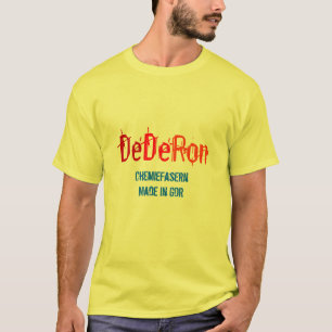 Camiseta Diseño de publicidad Dederon Chemiefasern