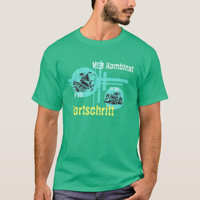 Camiseta Diseño de publicidad progreso DDR (Anverso)