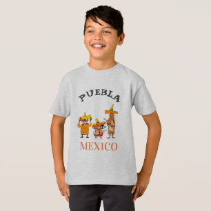 Camiseta Diseño de Puebla México, niño