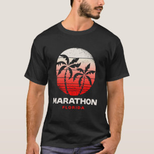 Camiseta Diseño de puesta de sol de Marathon Florida Keys M