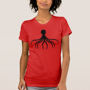 Camiseta Diseño de pulpo angustiado - Ropa americana para m