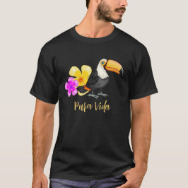 Camiseta Diseño de Pura Vida Tropical Toucan