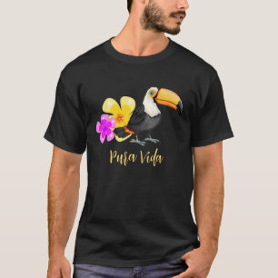 Camiseta Diseño de Pura Vida Tropical Toucan