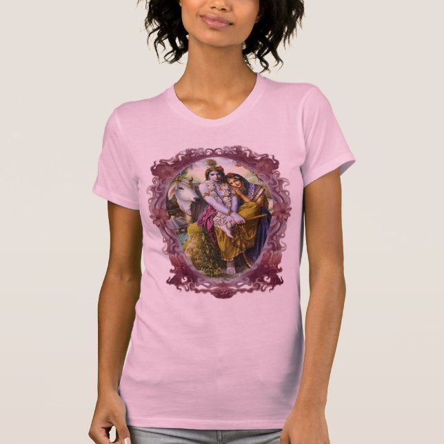 Camiseta Diseño de Radha y de Krishna (Anverso)