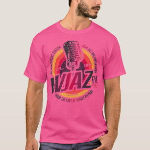 Camiseta Diseño de radio vintage WJAZ