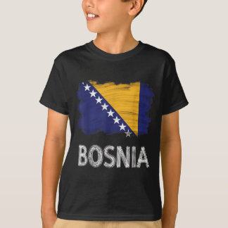 Camiseta Diseño de raíces bosnias bandera de Bosnia y Herze